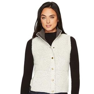 Burgundy Wool Bend Vest